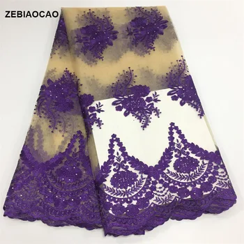 

lace New Embroidery Design African Net Lace Fabric Mesh Tulle Lac ,Nigerian lace fabrics for wedding dress.free shipping