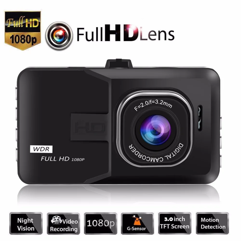 Dvr камера 1080 P Full HD 170 градусов угол Новый 3 0 &quotВождение цифровой видеорегистратор