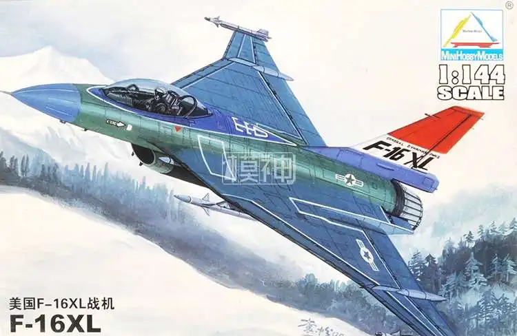 80423 USA F-16XL 1: 144 Истребитель Военный пластиковый сборный самолет модель 25 видов на выбор - Цвет: 80423 USA F-16XL