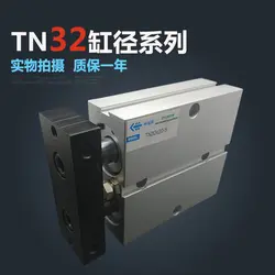 TN32 * 200 Бесплатная доставка 32 мм Диаметр 200 мм Ход Компактный цилиндры воздуха TN32X200-S двойного действия пневматический цилиндр