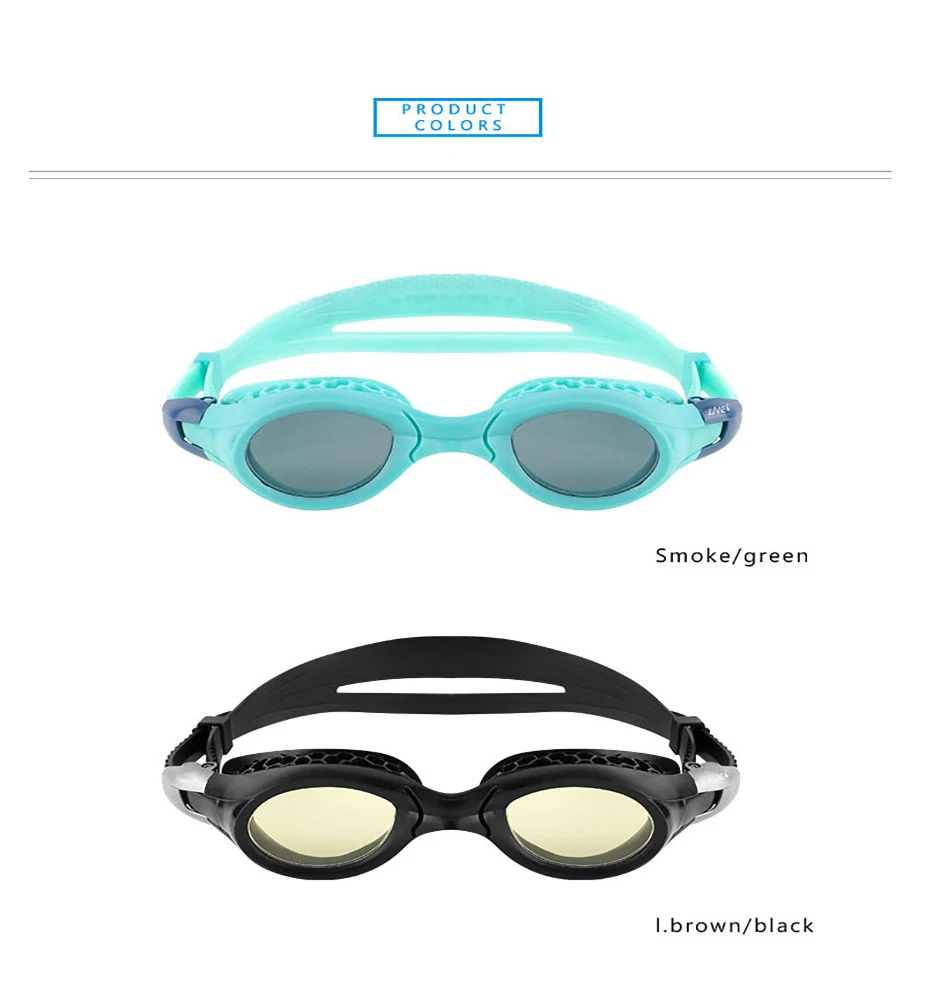 LANE4 icompy Performance & fitness Junior swim Goggle-противотуманная УФ-защита для взрослых мужчин и женщин VC-959