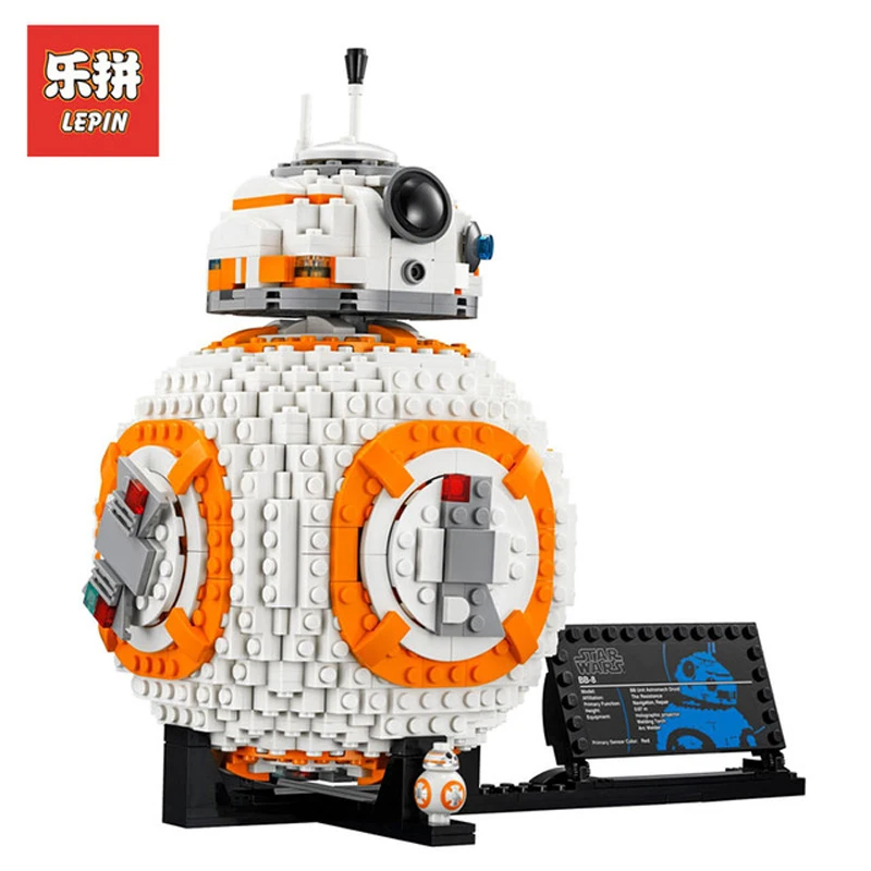 

Lepin Set Star Wars 05128 16003 WALL E BB8 Robot Model Building Kits Blocks Bricks Educational Toy Compatible Legoed 75187 21303