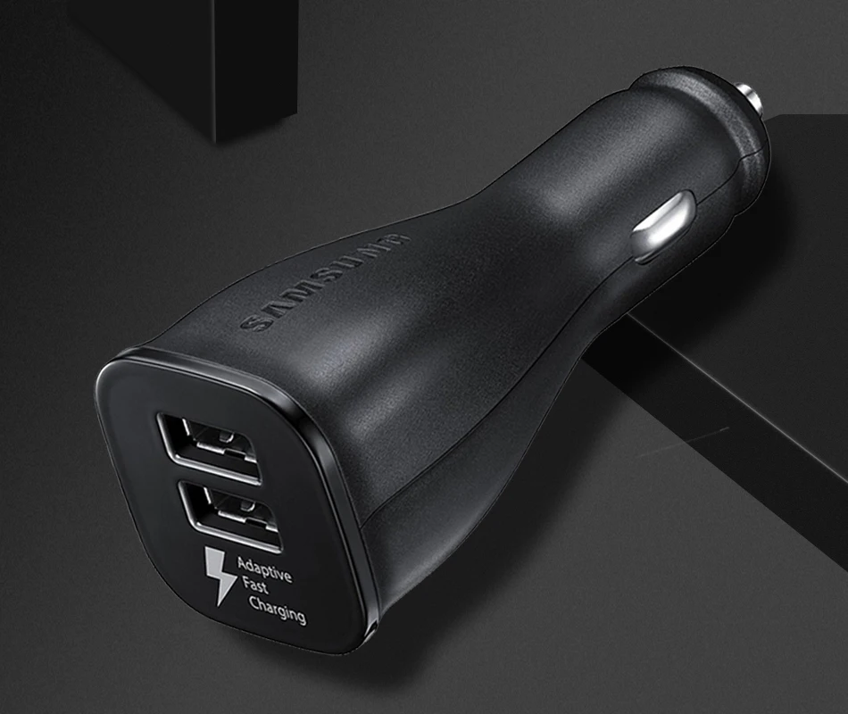 6Samsung S9 S8 plus Car Charger Fast Original Adapter 9V1.67A & 5V2A 2USB 1.2m USB Type C Cables Note8 S 9 S 8 C5 C7 C9pro