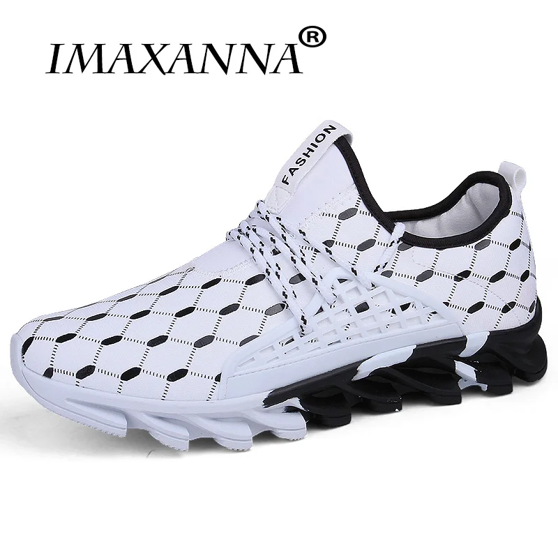 IMAXANNA White Man Sneakers Women Running Shoes Outdoor Shoes Men Athletic Lace-Up Women's Sport shoes Breathable Men's Sneakers IMAXANNA White Man Sneakers Women Running Shoes Outdoor Shoes Men Athletic Lace-Up Women's Sport shoes Breathable Men's Sneakers