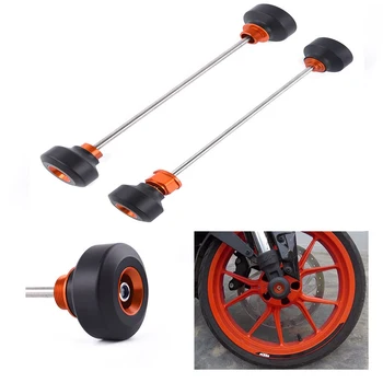 

Wheel Slider For KTM Duke 690 690R Accessories Front Rear Axle Fork Pad Crash Slider Protector 2013 2014 2016 2017 2018