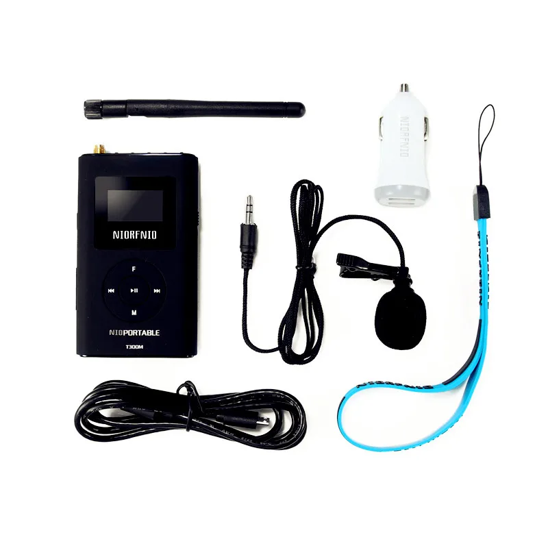 

NIO-T300M 0.3W Handheld Size FM Stereo PLL Transmitter Equipment with Bluetooth Connection