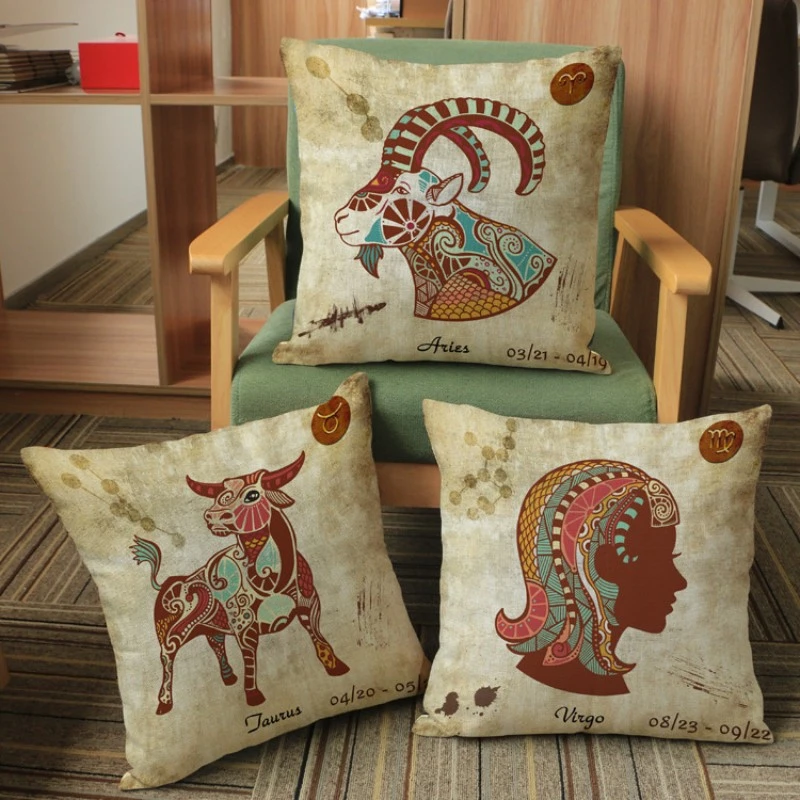 Vintage-12-Signs-Zodiac-Capricorn-Aquarius-Pisces-Decorative-Coffee-Shop-Decorative-Pillow-Covers-Sofa-Chair-Cushion (2)