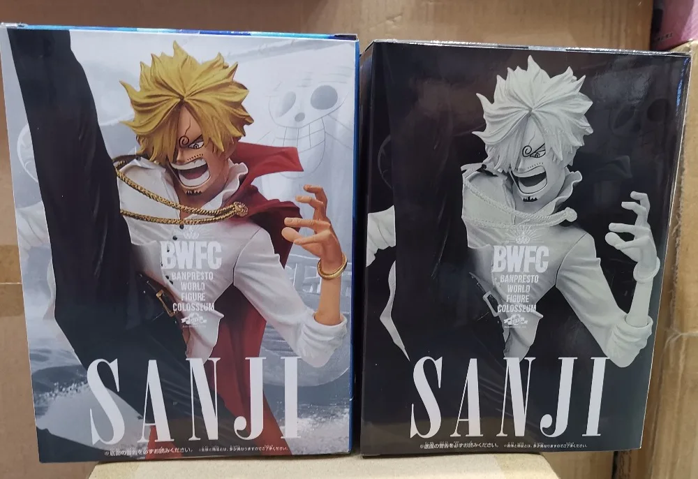 

Original Banpresto one piece OP world figure colosseum BWFC Sanji special grey Version action figure PVC model Figurals Dolls