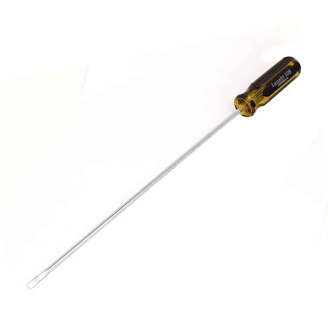 

UXCELL 12" Long Shaft 5Mm Magnetic Tip Plastic Hand grip Flat Head Slotted Screwdriver Slotted For DIY Hand-making Automotive