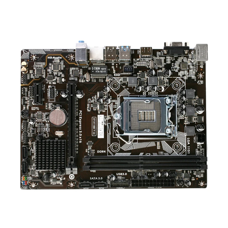 Для цветной C.H110M T DDR4 оригинальная новая H110 материнская плата LGA 1151 поддержка G4560