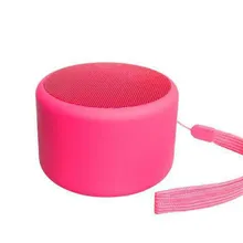 [Розовый] Мини беспроводной Bluetooth динамик "hands free" водонепроницаемый автомобиль ванная комната офис пляж стерео сабвуфер музыка громкий динамик