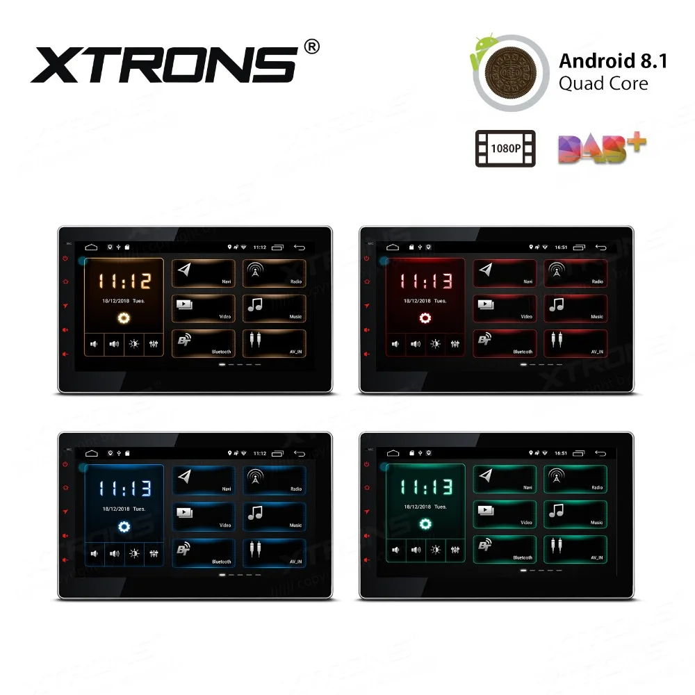 Excellent XTRONS Universal 10.1" Head Unit Android 8.1 Car Multimedia Player Radio Stereos 1080P Video Steering wheel GPS RCA OBD NO DVD 2 Excellent XTRONS Universal 10.1" Head Unit Android 8.1 Car Multimedia Player Radio Stereos 1080P Video Steering wheel GPS RCA OBD NO DVD 2