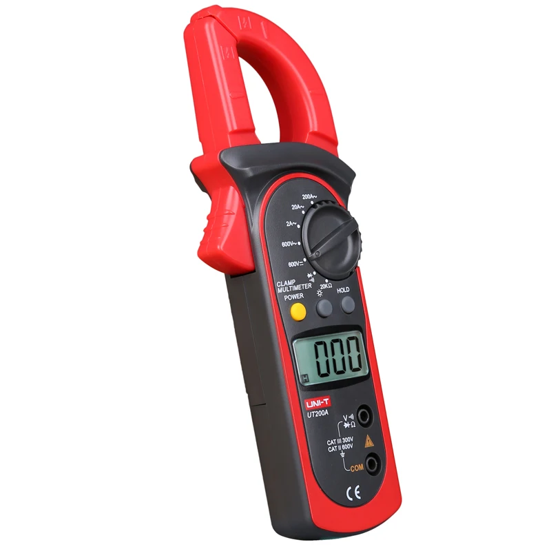 UNI T UT200A/UT200B AC цифровой клещи Сопротивление/диоде/индикация низкого заряда