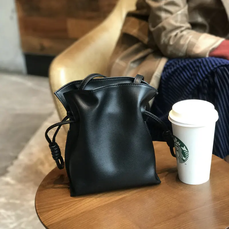 

2019 Newest MINI bucket bag mansur women Split leather MINI shoulder bag garviel lady leather cross bag free shiping