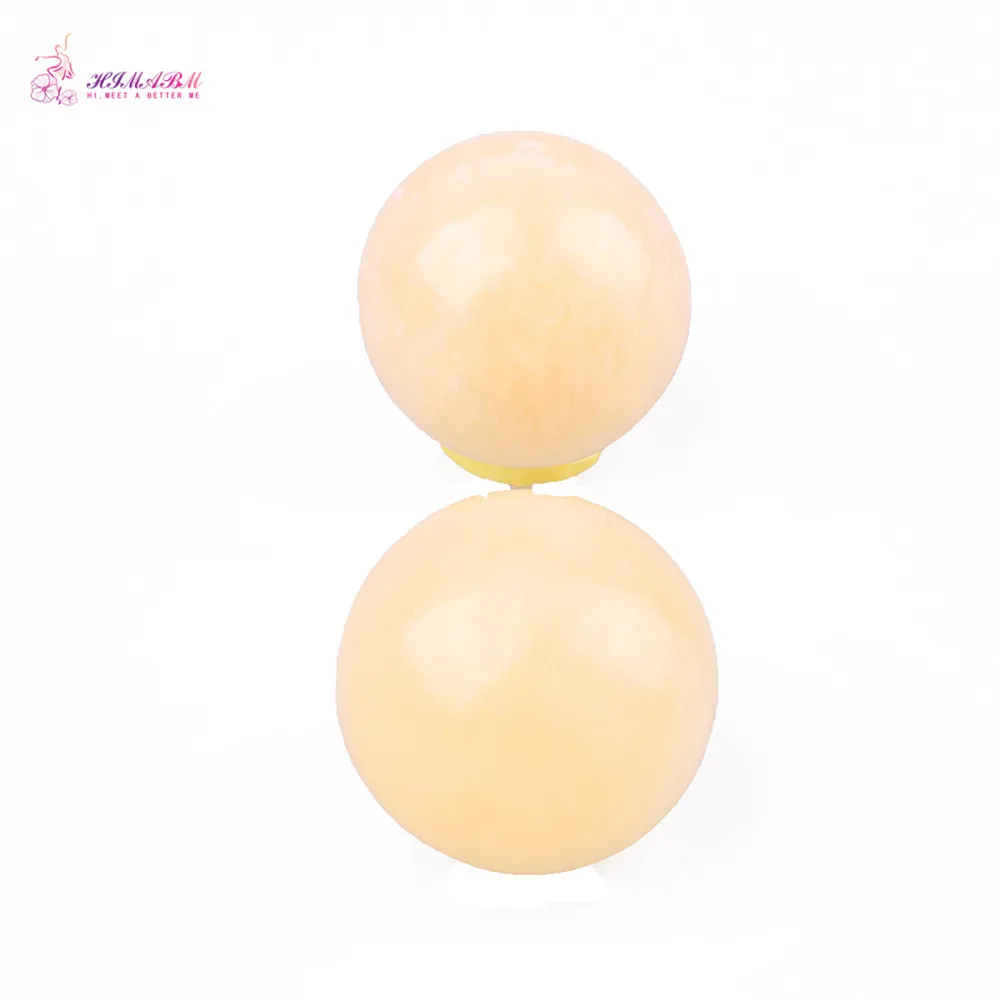 HIMABM 35mm Yellow Jade Eye Crystal Natural Gemstone Round Ball Crystal Energy Healing Rock Stone Decor Eye Massage Face Massege HIMABM 35mm Yellow Jade Eye Crystal Natural Gemstone Round Ball Crystal Energy Healing Rock Stone Decor Eye Massage Face Massege