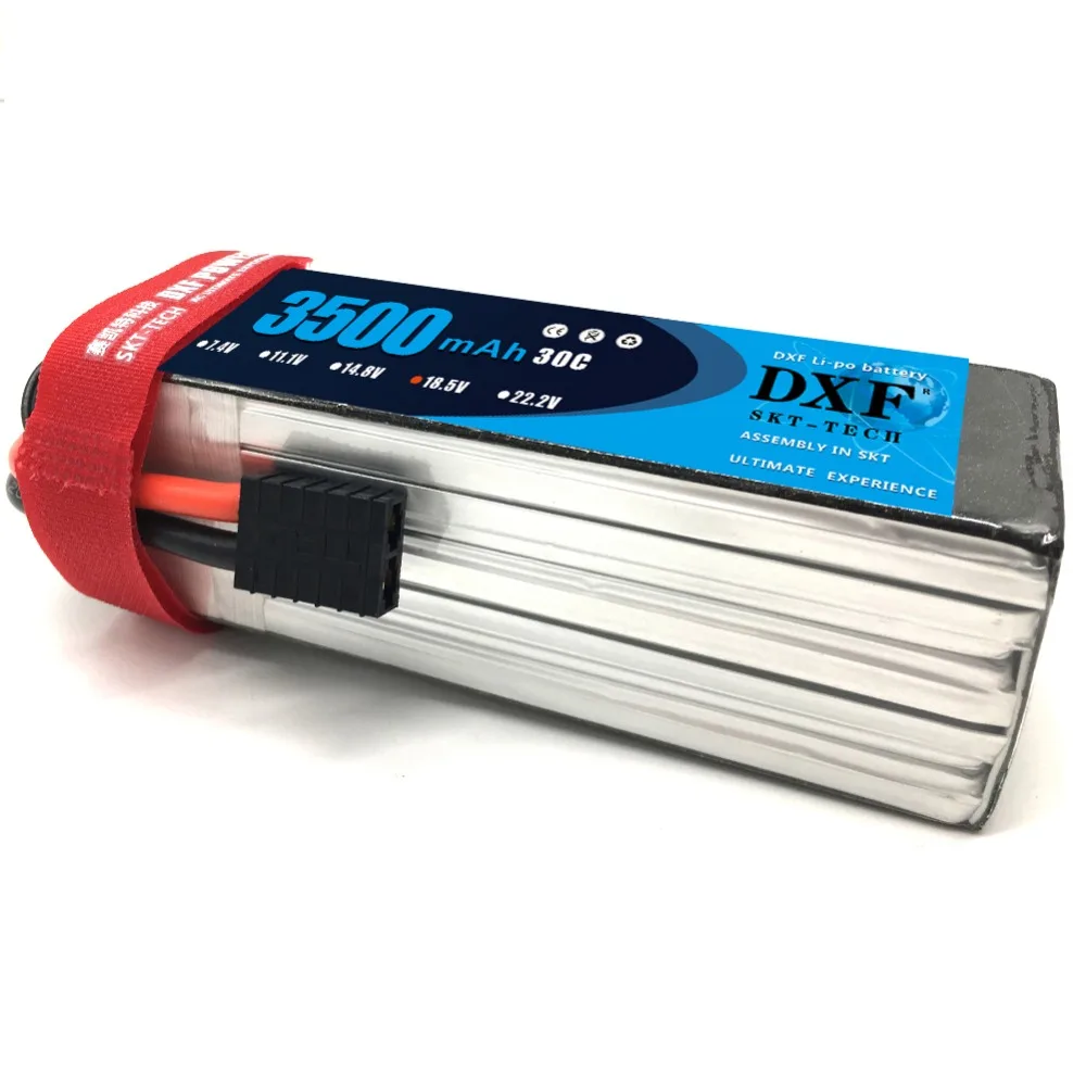 

DXF RC Lipo Battery 5S 18.5V 3500mAh 30C Max60C For RC Helicopters CAR Li-polymer Battery Drone FPV AKKU RC Car Boat