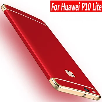 

For Huawei P10 lite case funda Huawei p10 lite case cover Luxury protection mobile phone bag for huawei p10 lite cover 3 in 1