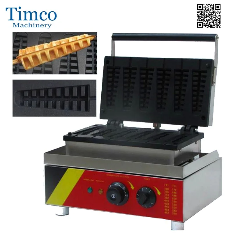 Lolly Waffle Machine 6PCS Electric Cheap Freeshipping Mini Waffle Maker