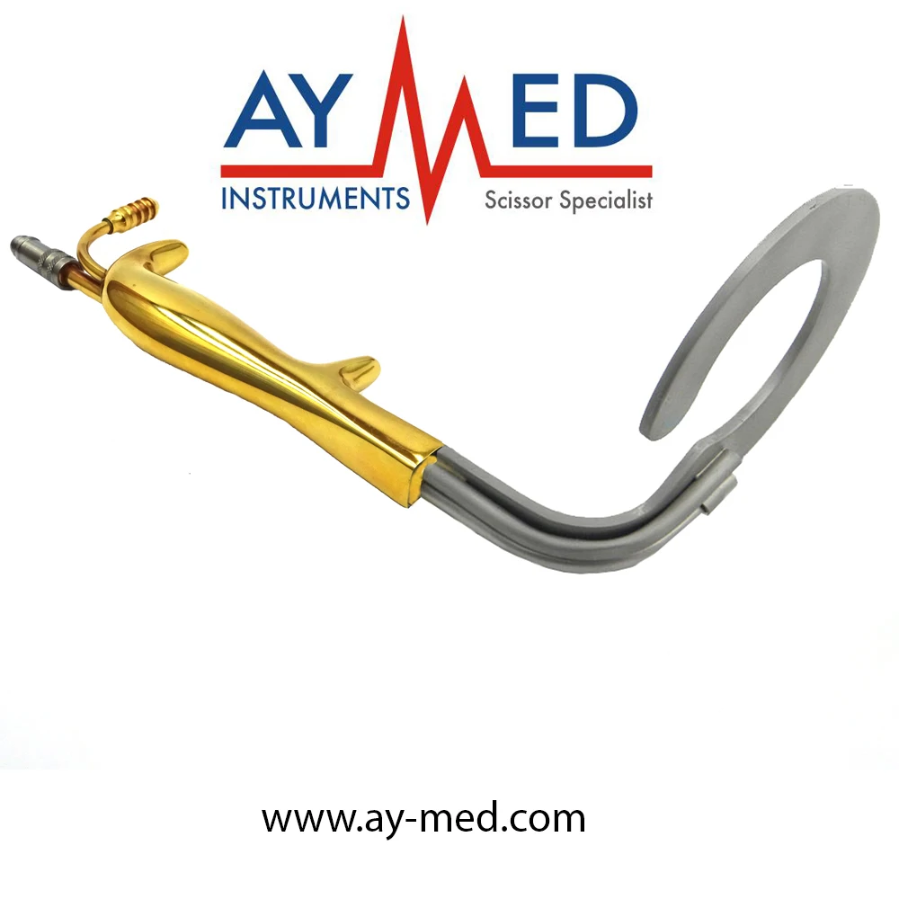 

C Circular Breast Retractor With Fiber Optic plastic surgery iinstruments fiber optic tools surgical instruments scissors