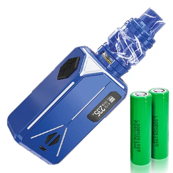 

Authentic Eleaf Lexicon 235W TC Kit with ELLO Duro 6.5ml Atomizer Tank HW-M 0.15ohm Coil Head - Blue