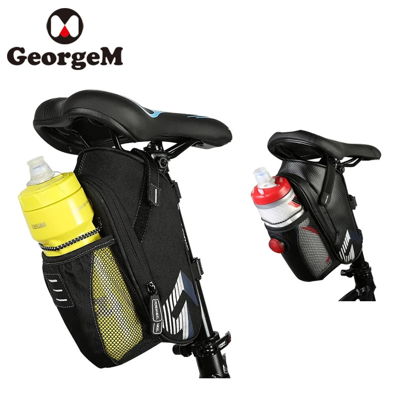 Waterproof Cycling Saddle Bag With Back Light MTB Bike Bag Seat Tail