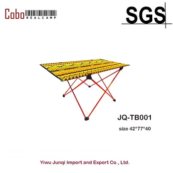 

Portable Plus Size Folding Aluminum Camping Picnic Table chair Outdoor Camp Equipment