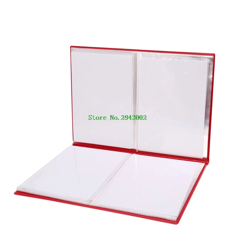 

20Page Postcard Stamp Album Photo Storage Case Book Collection Collecting Holder