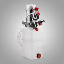 Гидравлический насос 8 Quart 12 V пластиковый двухдействующий гидравлический насос самосвал блок питания