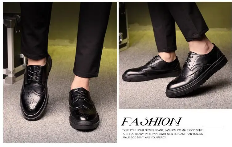 Роскошные брендовые Модные Мужские модельные туфли; Мужские Кожаные броги; мужская обувь на плоской подошве; повседневные оксфорды в британском стиле; обувь в деловом стиле; LE-33