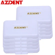 AZDENT 10 кор./лот Ортодонтическая пластина для Ортодонтическая страховочная полоса воск pirple-виноград Яблоко оранжевый клубника мята 6 ароматизатор для подтяжки резинки раздражение