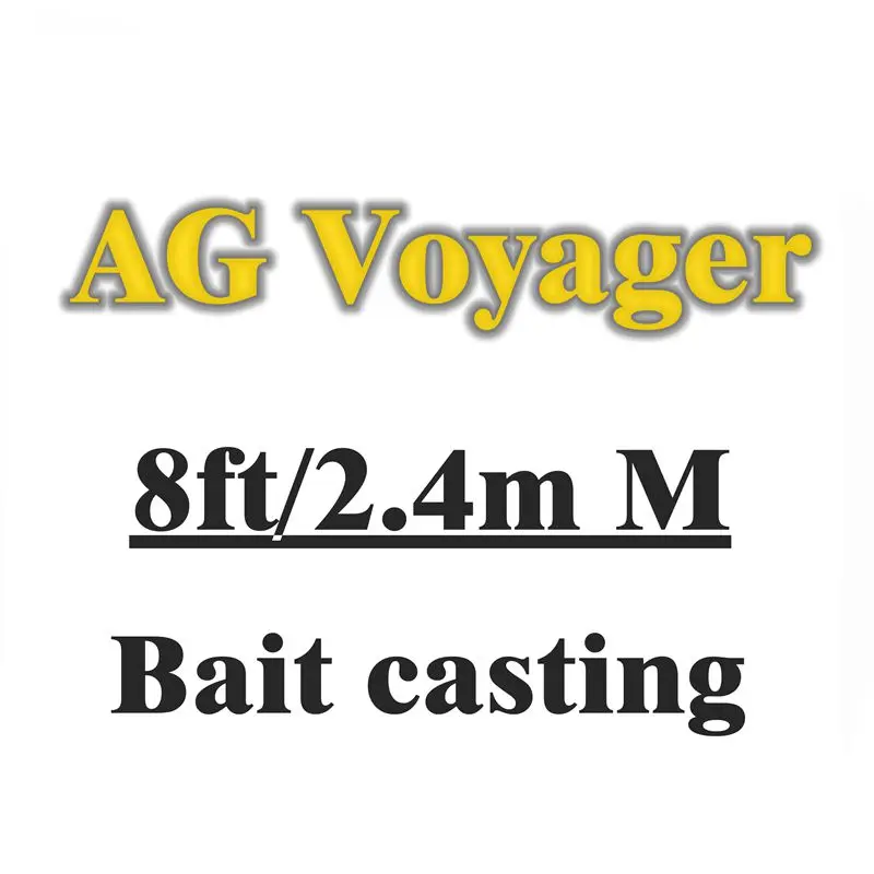 AG voyager спиннинг baitcasing Удочка 4 секции дорожная Удочка ML M MH 1,8 2,1 2,4 2,7 м углеродная Удочка F MF action - Цвет: Зеленый