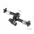 SmallRig Camera 5.5 inches Articulating Arm EVF Mount Microphone Mount Universal 1/4" to 1/4" Aluminum Magic Arm Camera 2065
