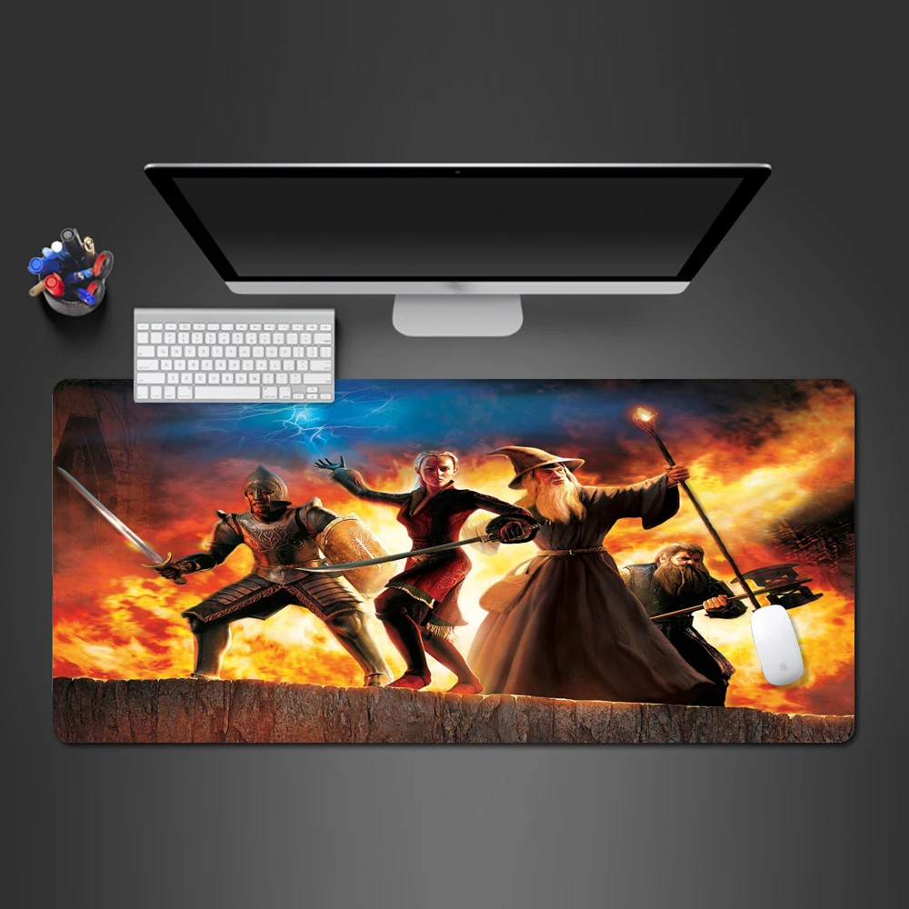 

Lord Of The Rings Movie Mousepad High-end Gaming Mousepad Gear Gamer Mouse Mat Pad PC Game Computer Keyboard Desk Mats Mousepad