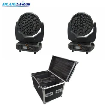 

UPS air 2pcs/flightcase, LED wash Zoom led Moving Head Light RGBW 37x15w 4in1 Beam High Power Stage Lighting