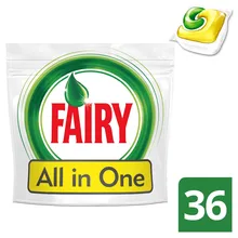 Капсулы для посудомоечной машины Fairy Original All In One Лимон(36 штук