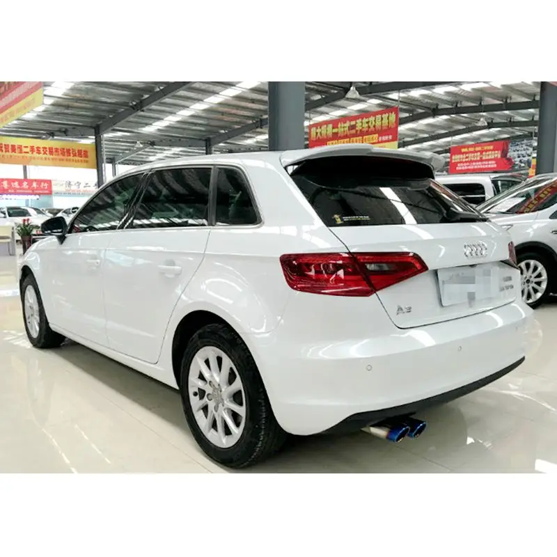 جناح خلفي لسقف السيارة ملحقات السيارة Audi A3 Sportback Abt Style سبويلر خلفي بدون S3 S Line A3 2014 2015 2016 Spoilers Wings Aliexpress