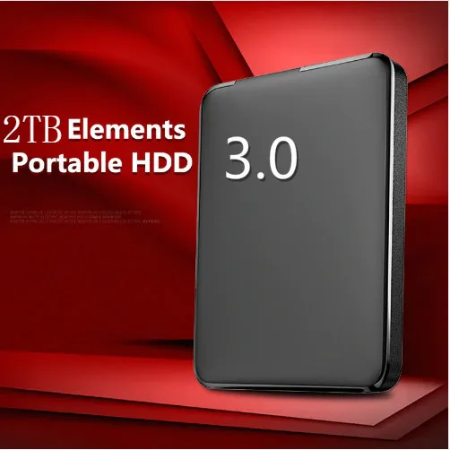 Элементы портативный внешний жесткий диск SSD жесткий диск 1 ТБ 2 ТБ 2," USB 3,0 жесткий диск SATA 2 ТБ портативных ПК