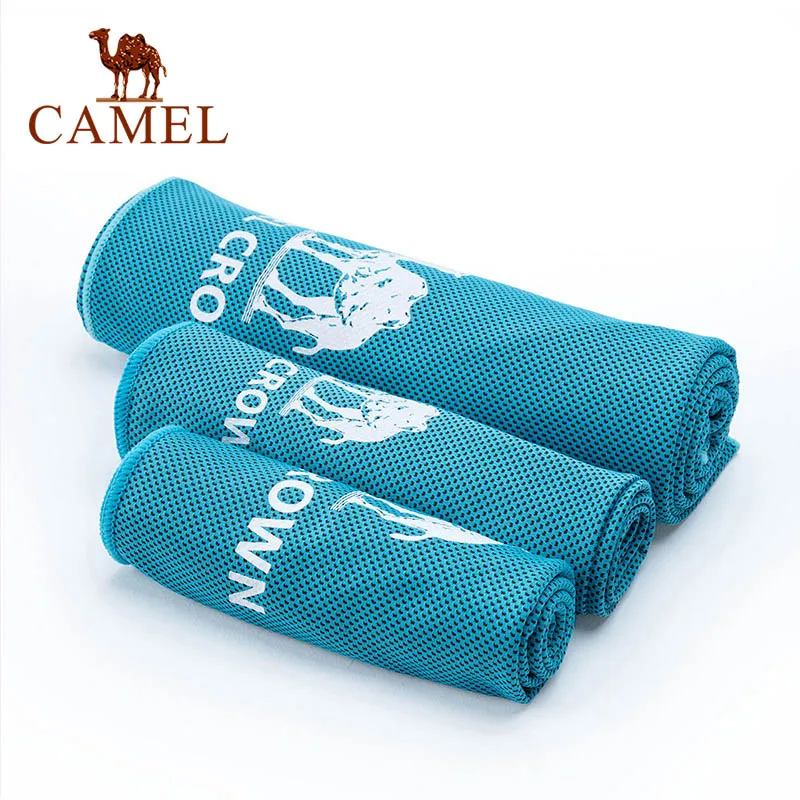 CAMEL 3 шт. Спорт на открытом воздухе плавание быстросохнущее полотенце Йога Бег езда тренажерный зал охлаждение ультравпитывающее - Цвет: Blue