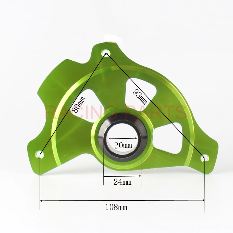 

RACING PARTS CNC Billet Front Brake Disc Cover Protector Plastic Rotor Guard For KLX KX250F KX450F 2006-2015 DIRT BIKE