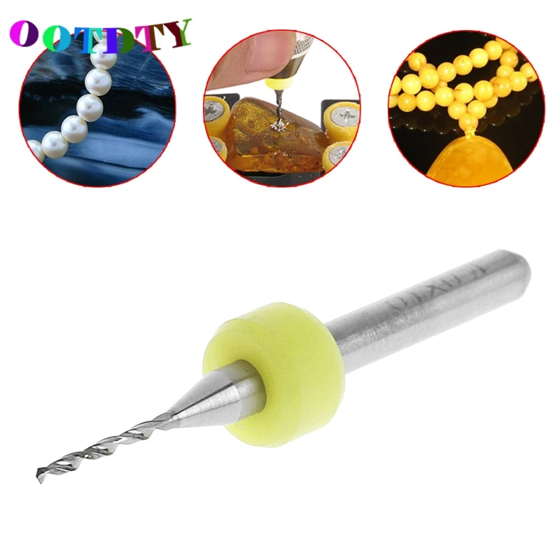 

OOTDTY 10Pcs/set 1.0mm Carbide 3.175 Shank PCB Drill Bits CNC Drilling Set Woodworking Tools