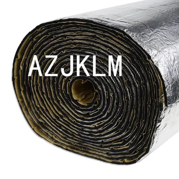 

Black DIY Car Interior Turbo Exhaust Heat Shield Sound Proof Insulation Alumium Foil Prevent Noise Heat Boycott Mat 5mm 1M x 3M