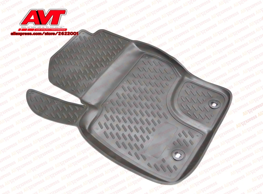 Коврики, чехол для Ford Focus II 2004-4 шт., резиновые коврики, Нескользящие резиновые аксессуары для салона автомобиля