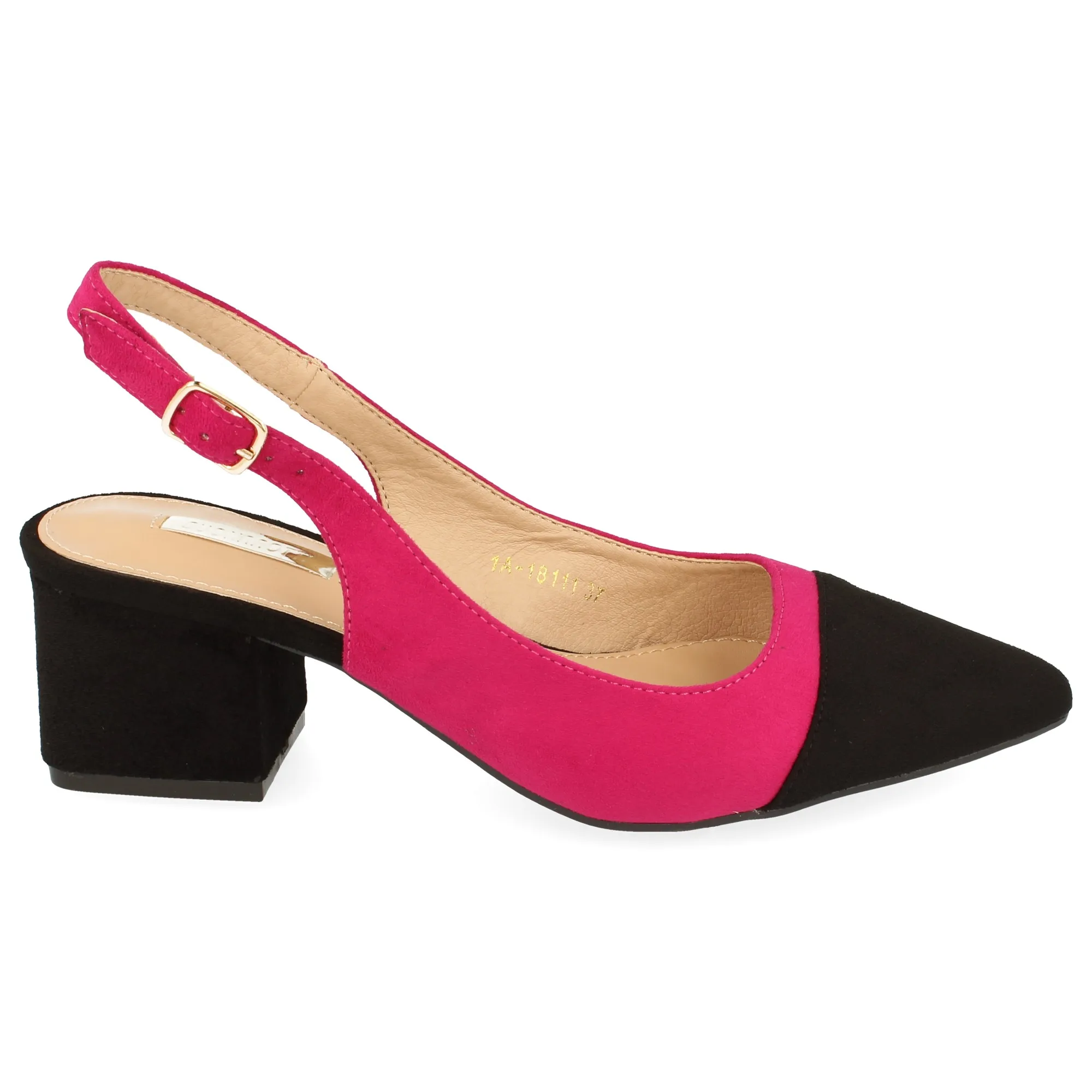 Fuchsia color Heel Female summer sandal 2018-in Women's Sandals from Shoes on Aliexpress.com 