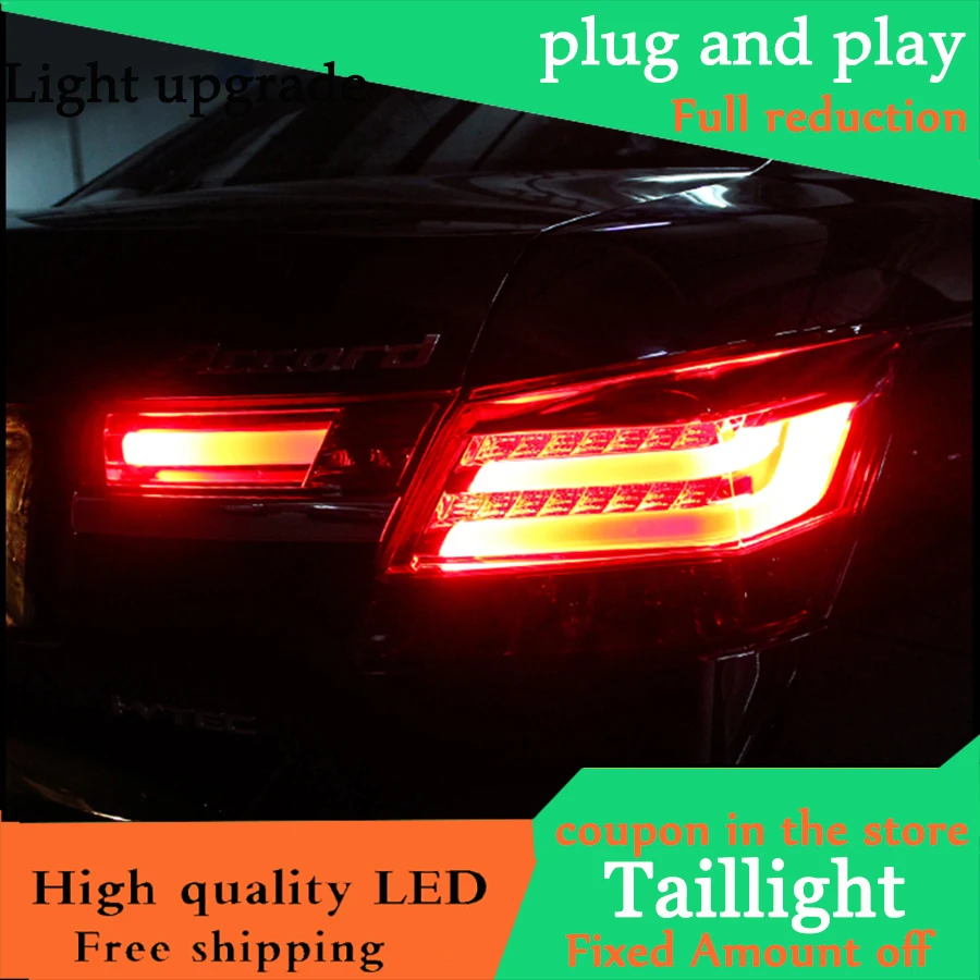 

Car Styling For HONDA Accord 8 2008-2012 Taillights LED Tail Light LED Rear Lamp DRL+Brake+Reversing+Signal LIGHT Accessories
