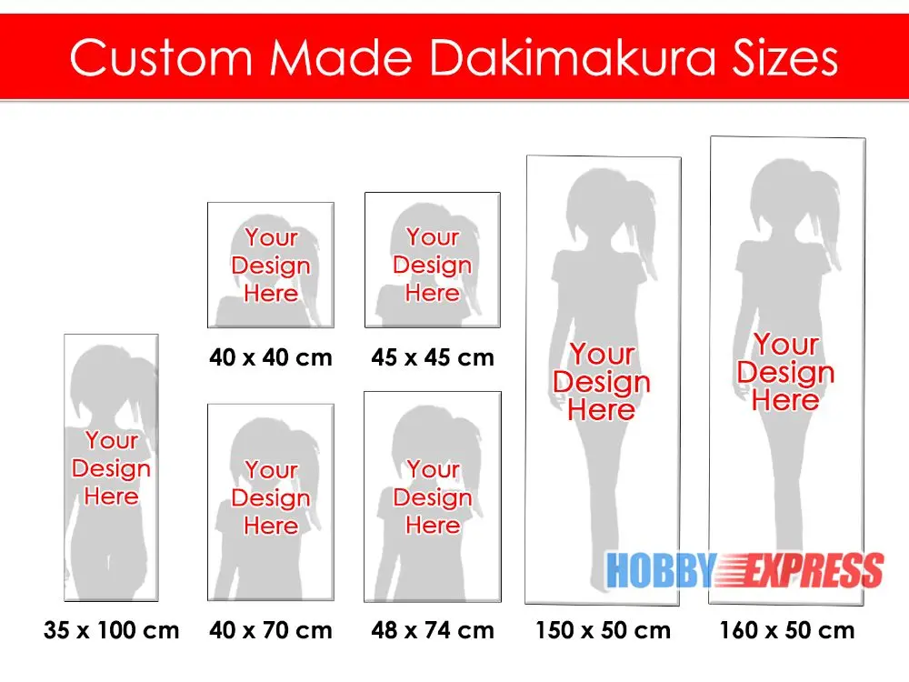 Hobby Express Custom Made Personalized Japanese Anime Dakimakura