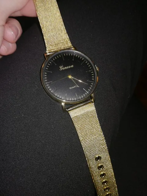 GENEVA Classic Women's Quartz Stainless Steel Bracelet Watch