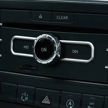 

Car Interior Accessory CD Switch Sequin Trim For Mercedes Benz CLA GLA B Class A180 W176 E GLE Class 2015 2016 2017 car styling