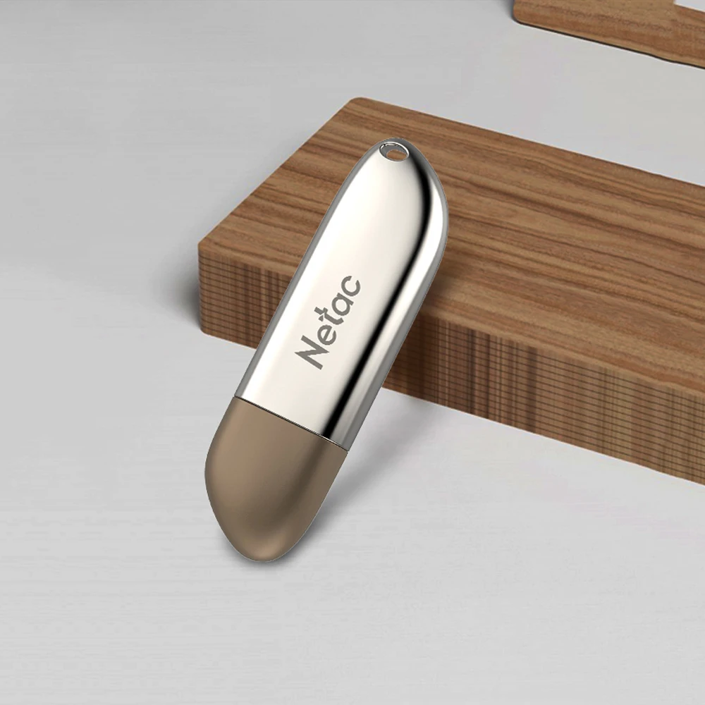 100% оригинальный компактный высокоскоростной металлический USB накопитель Netac 32 ГБ