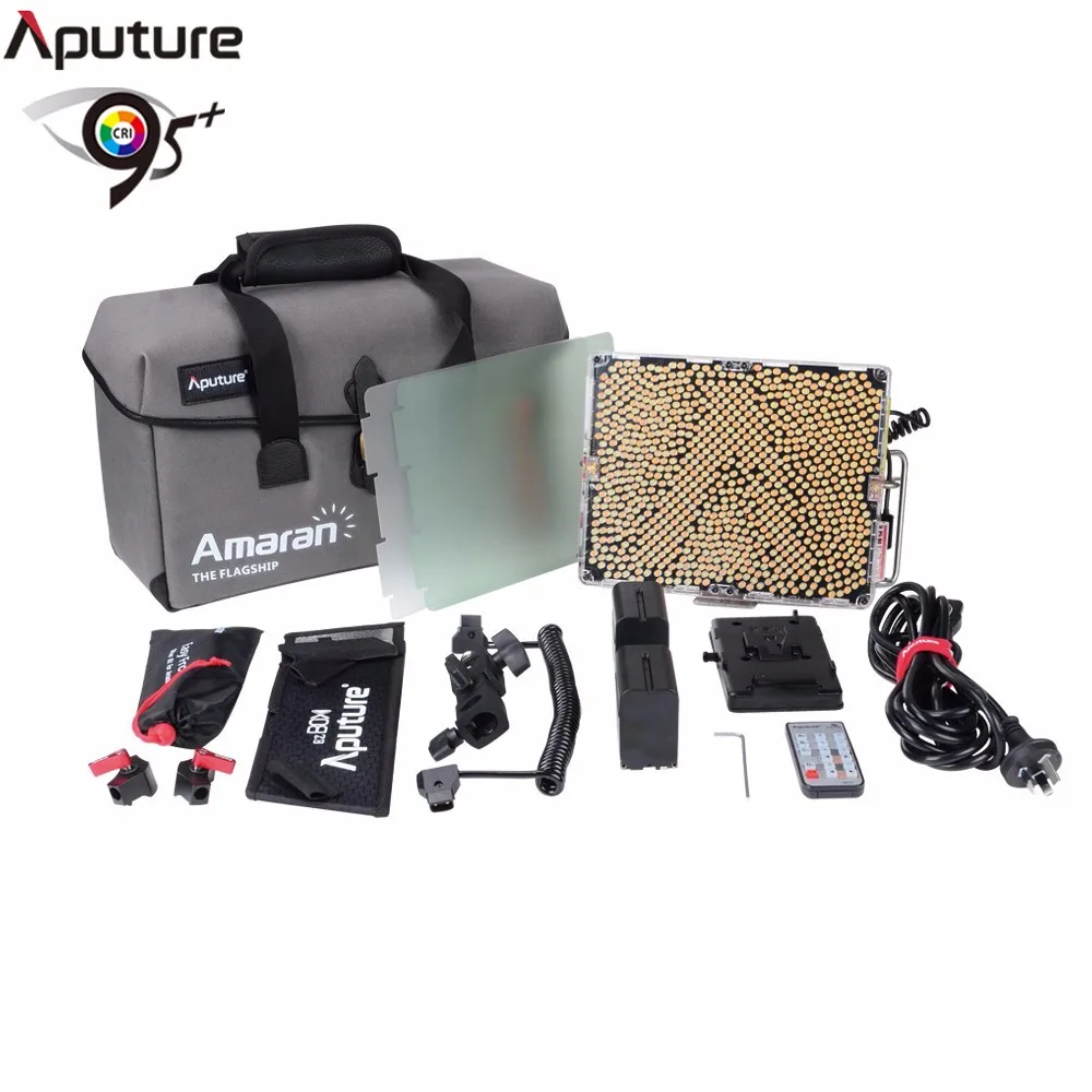 

Aputure Amaran Tri-8S Daylight Dimmable Led Video Light Panel with EZ Box Diffuser Kit 2.4G Remote Controllers - V Mount