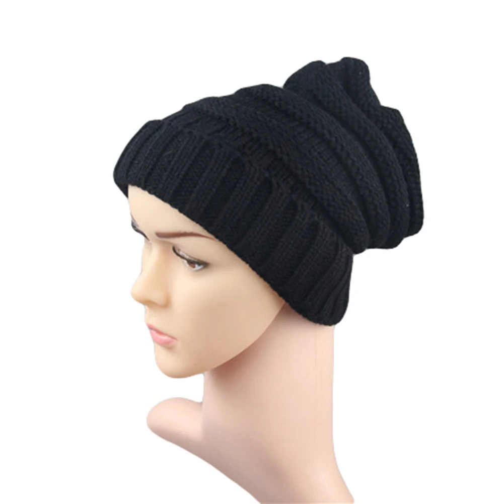 Winter Slouchy Baggy Oversize Beanie Ski Snowboard Cap Knitted Hat for